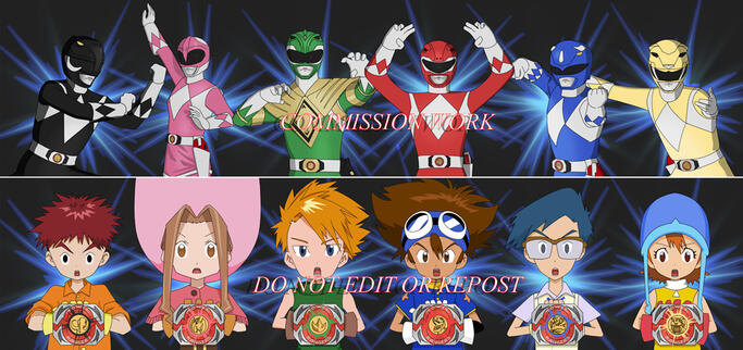 Digimon x Power Ranger